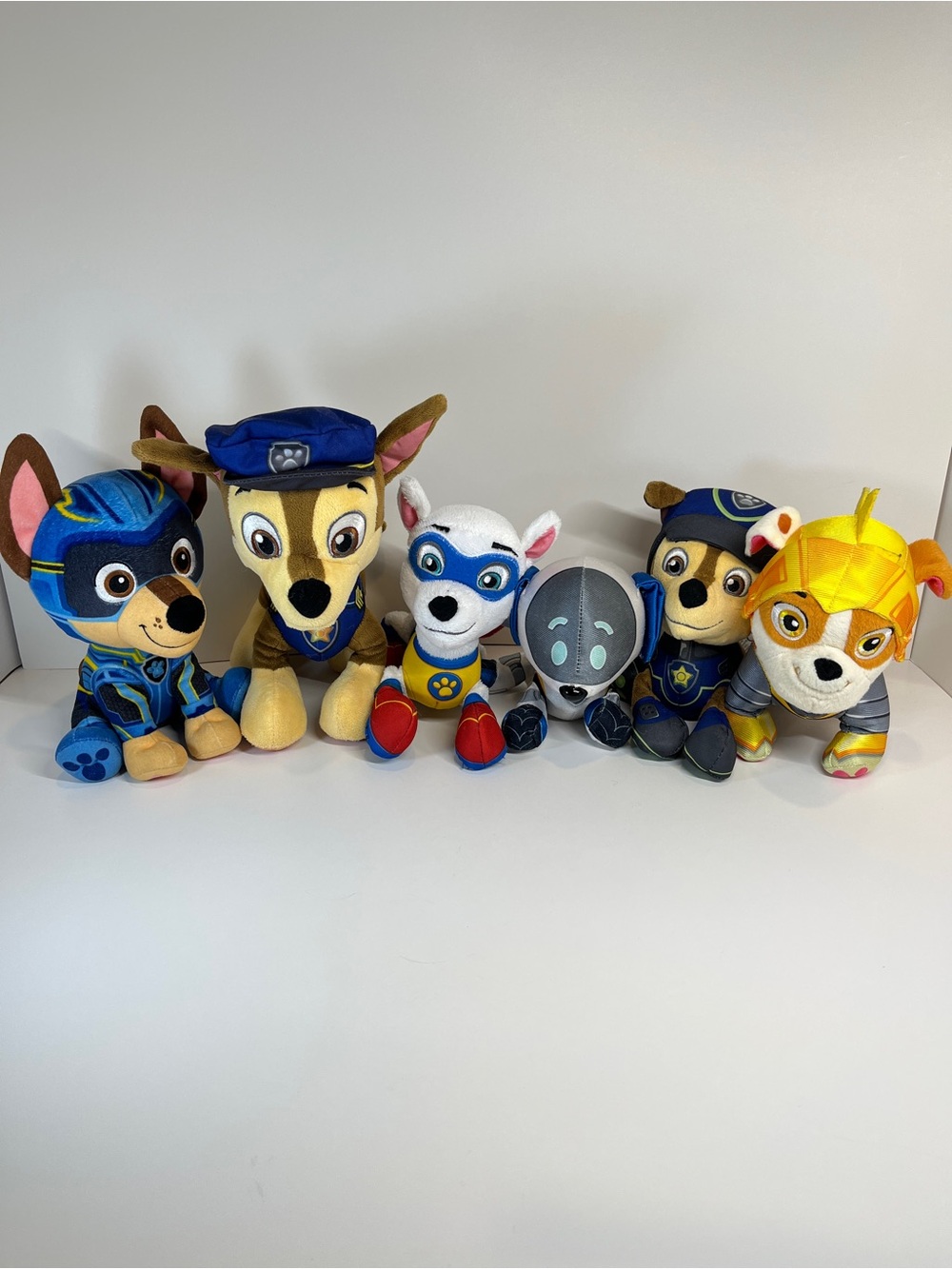 Paw Patrol Plush Toy Lot Chase Rubble Robo Dog Apollo Super-Pup Pup Pals Toys